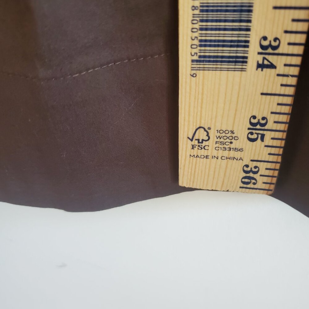 Taylor Women's Shift Dress 4 Chocolate Brown Vintage Y2K Grunge - Picture 10 of 10